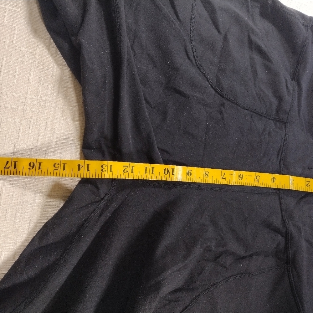 Lululemon Wide Leg Pants Womens 12 Black Outdoors Athletic Y2K - Picture 8 of 9
